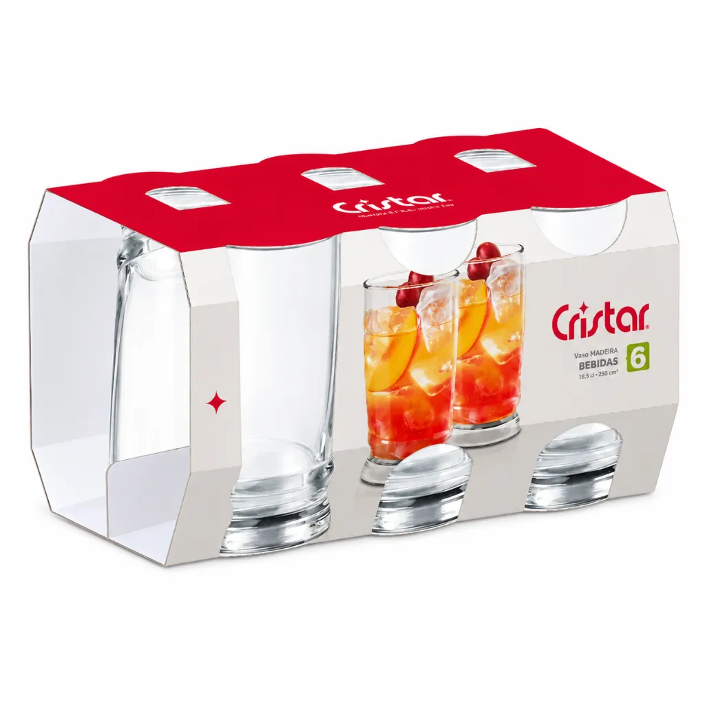 Empaque Cristar de seis vasos.webp