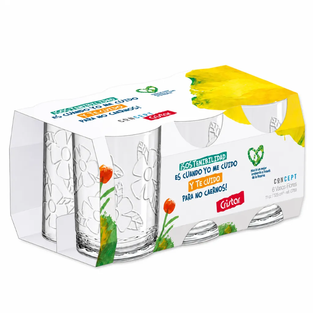 Empaque Cristar Concept_ seis vasos florales.webp