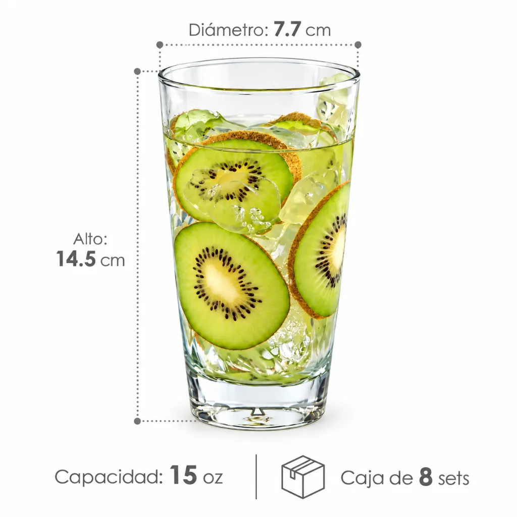 Vaso de kiwi con medidas y capacidad.webp