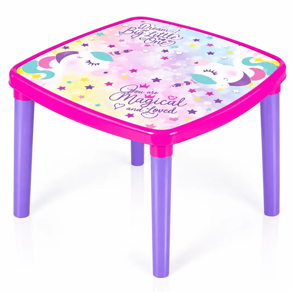 [1402200134] MESA INFANTIL UNICORNIO COLORES 4U/F ARMATY
