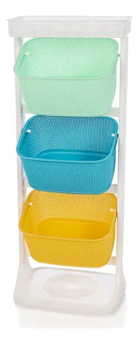 MULTIORGANIZADOR 3N NIÑOS BLANCO/AMARILLO-AQUA  ARMATY