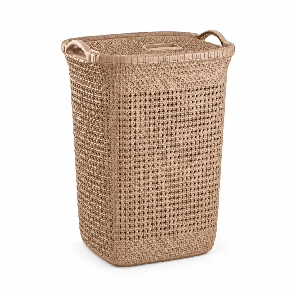 [202280357] CESTO DE ROPA TRENTINA CAFE CAMEL 10U/F PICA
