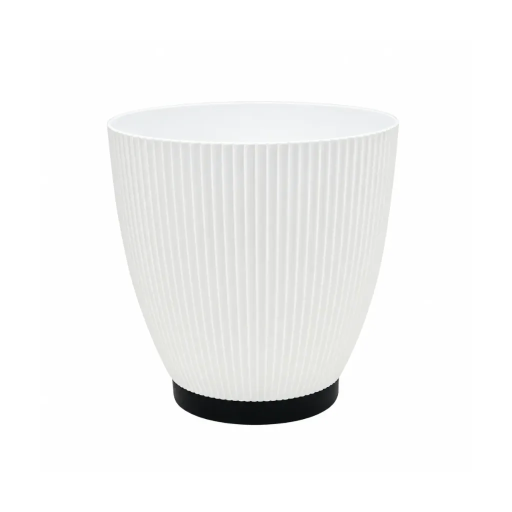 [500080202] MACETERO DECO GLAM 10LTS BLANCO  18 U/C PIKA