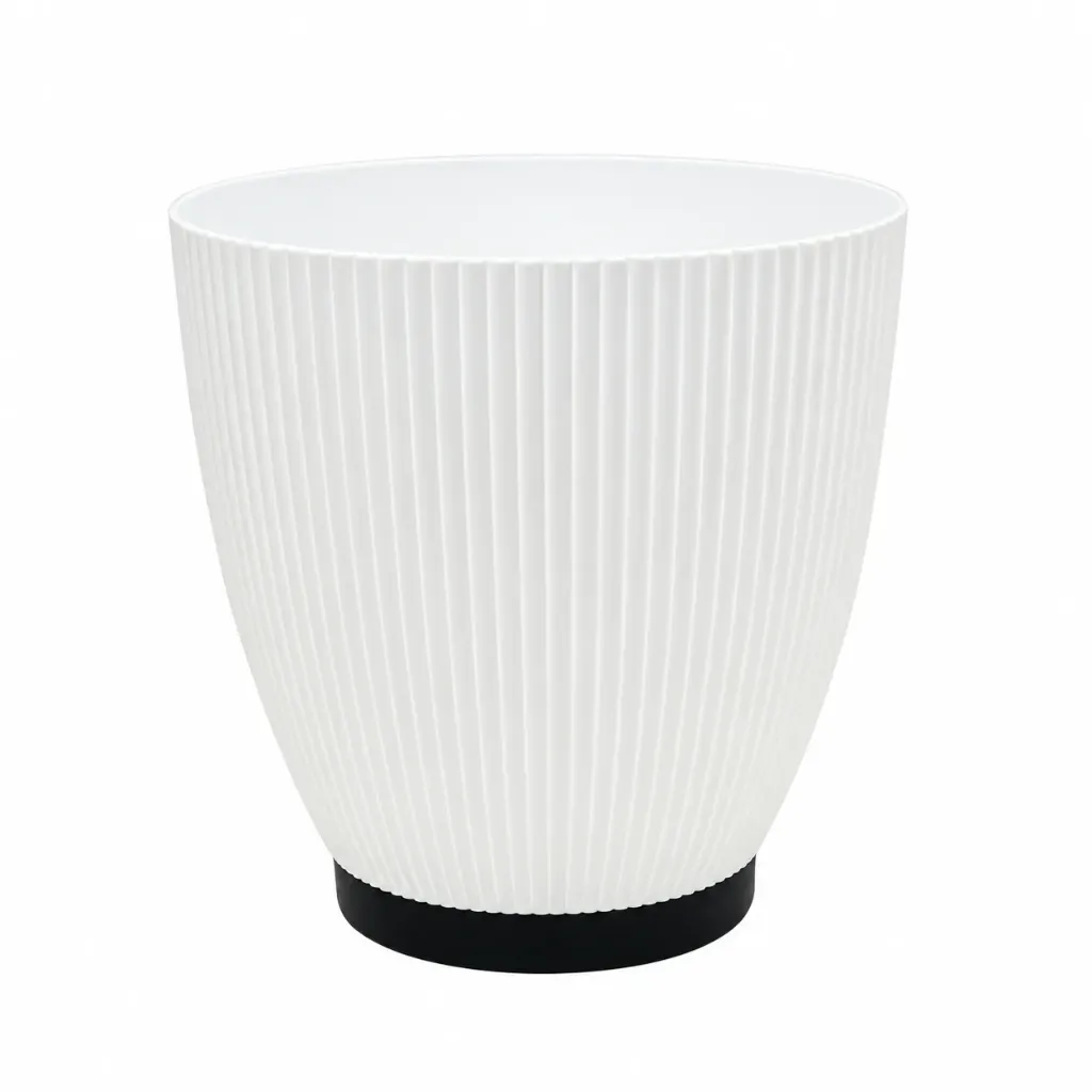 [500080204] MACETERO DECO GLAM 20LTS BLANCO 12U/C PIKA