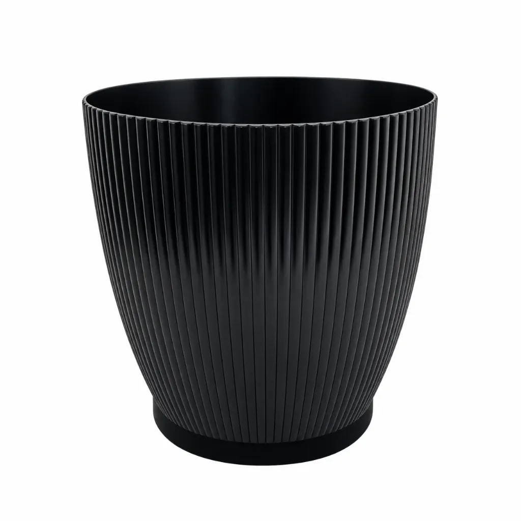 [500240251] MACETERO DECO GLAM 20LTS NEGRO 12U/C PIKA