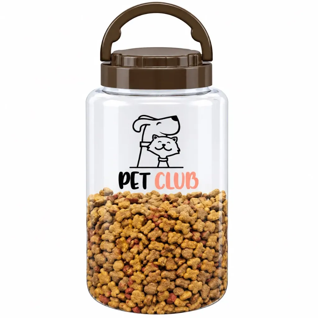 [1100150077] CONTENEDOR PETT CLUB 4LTS CAFE PIKA